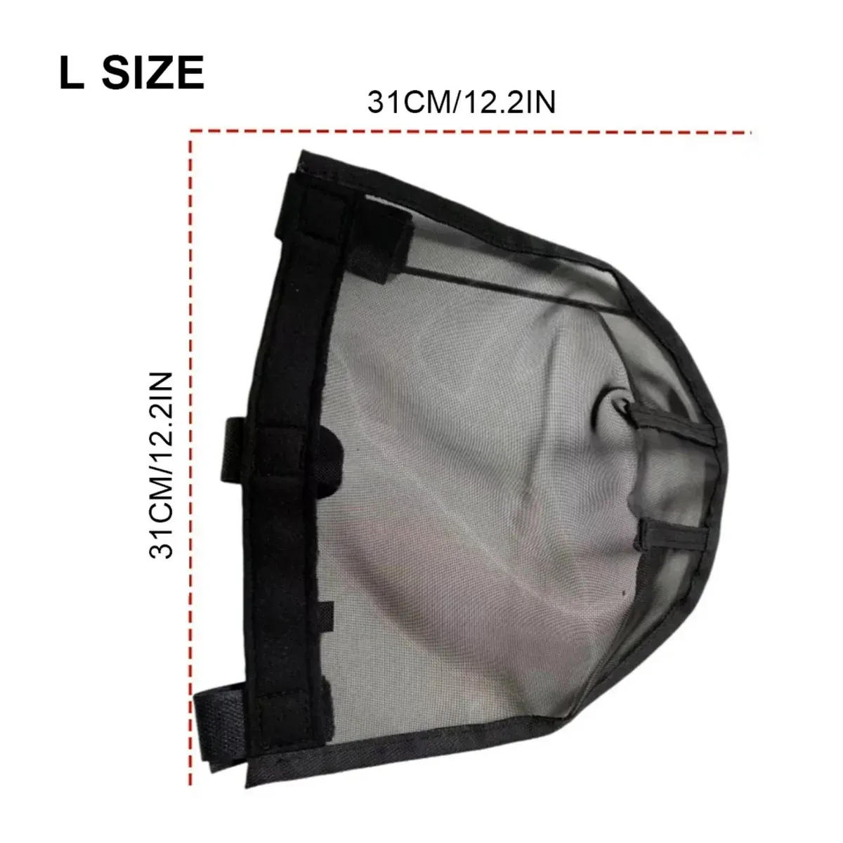 Horse Fly Mask — Mesh Nose and Muzzle Cover - detail-2