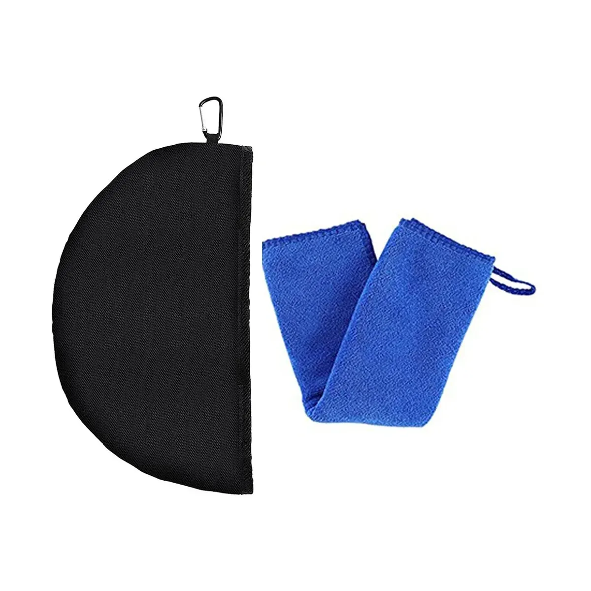 Cleaning cloths with a frisbee pouch