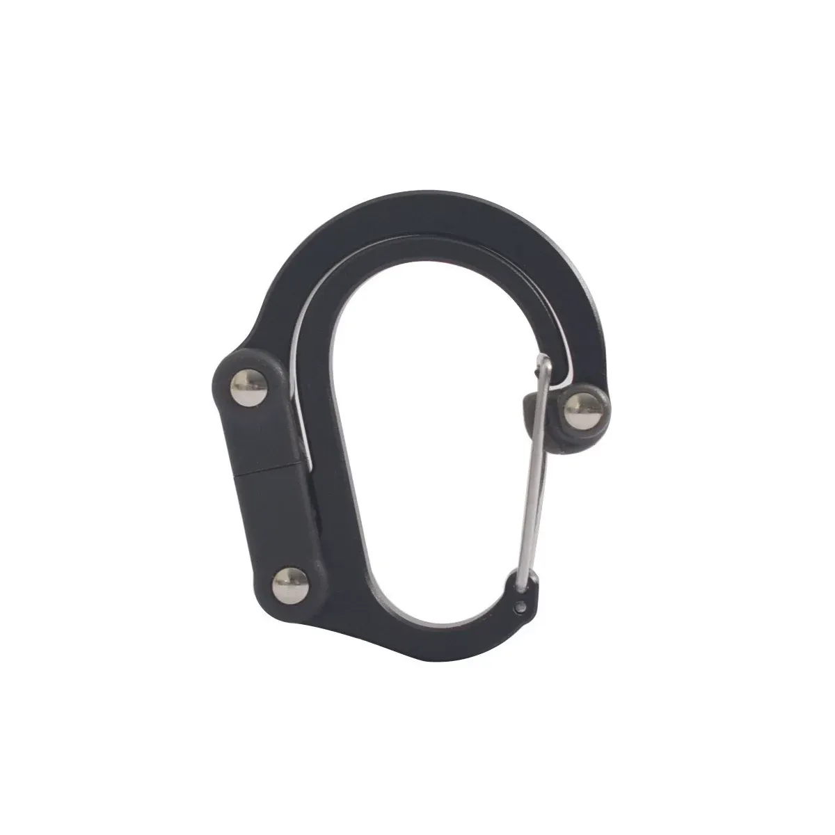 Aluminum D-Ring Clip — Gear Hook with Gate - main