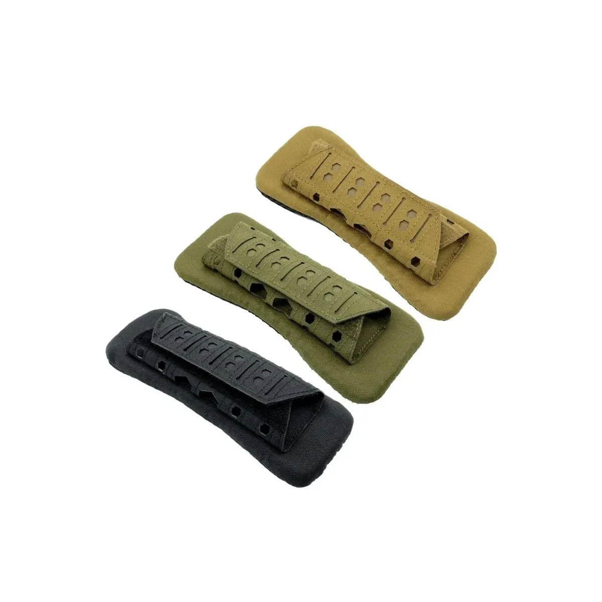 Tactical Shoulder Pads — Laser-Cut Nylon Strap Cushions - main