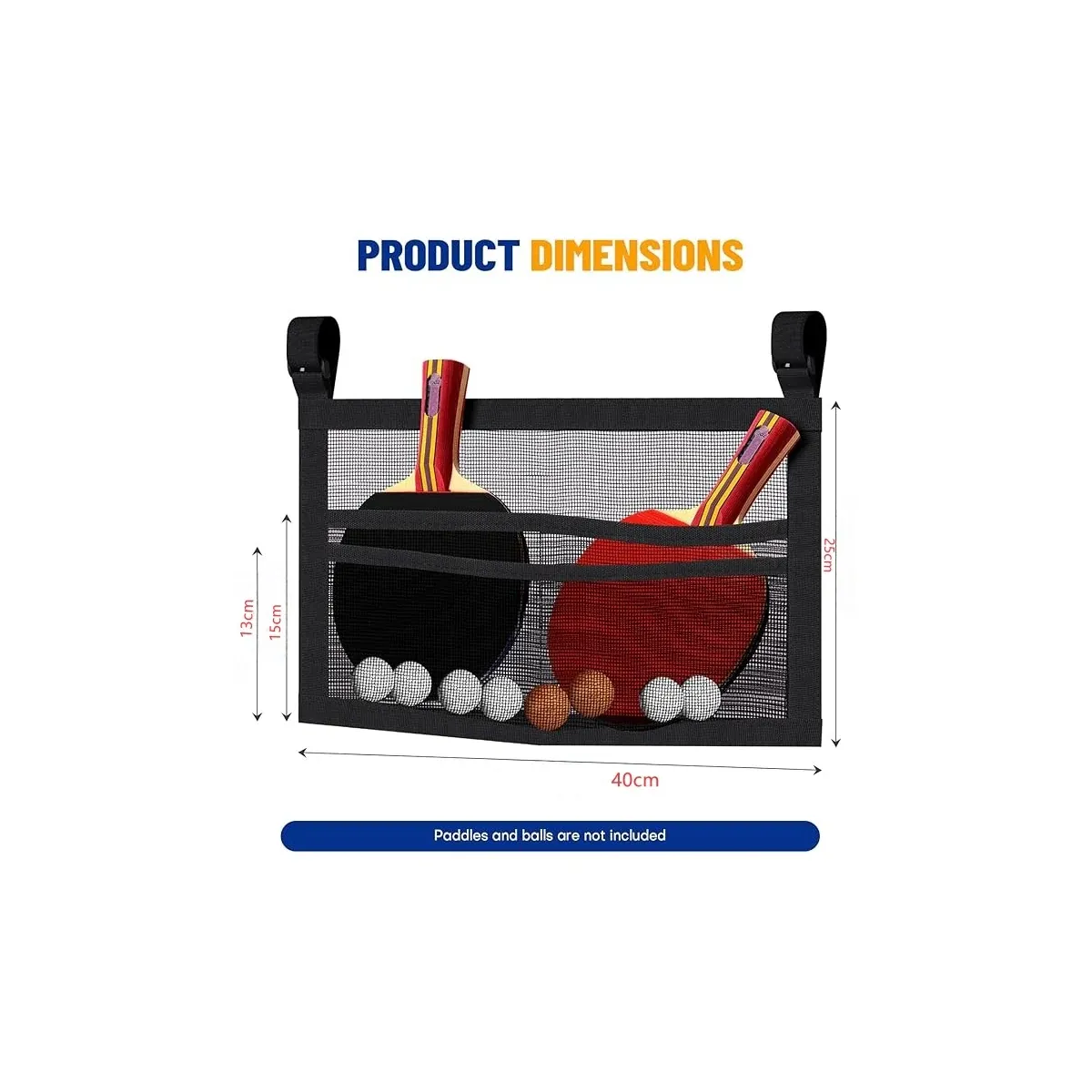 Table tennis racket holder dimensions