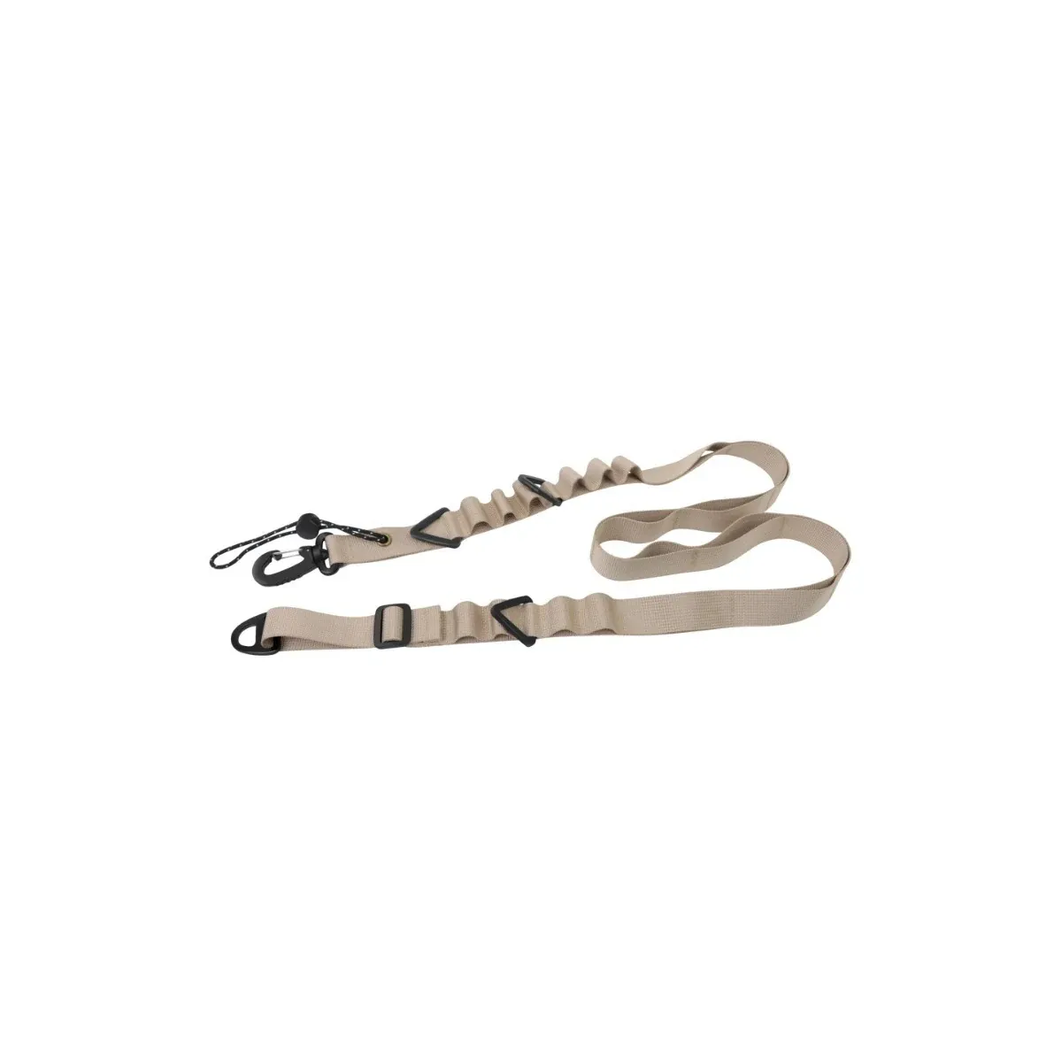 Black elastic utility lanyard