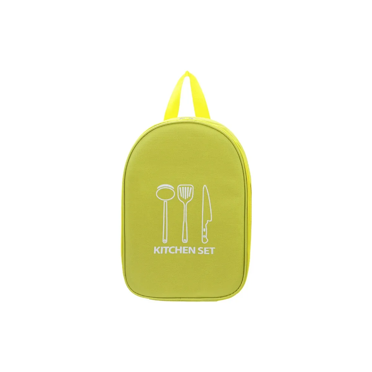 Green camp kitchen utensil case