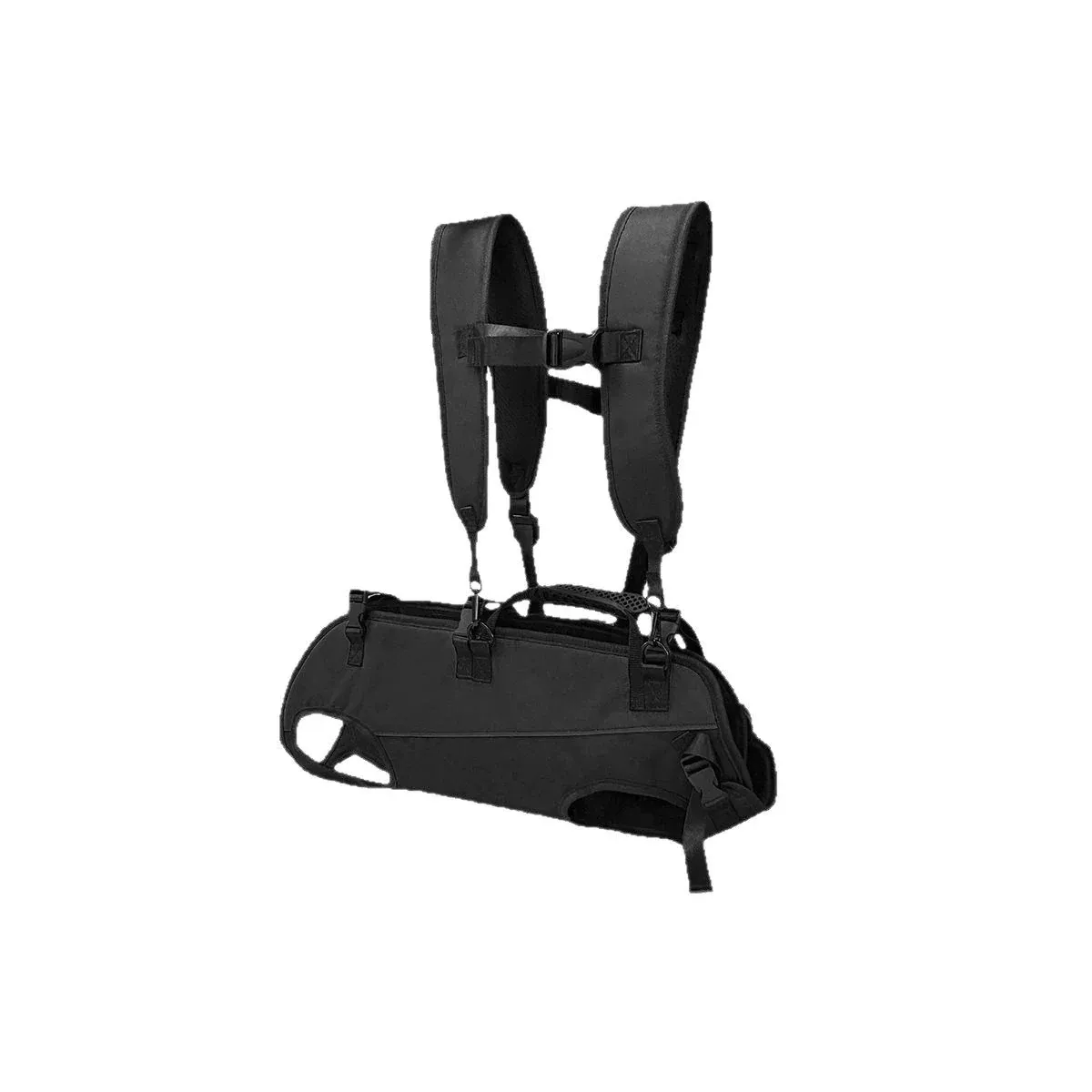 Crossback dog carrier with leg openings
