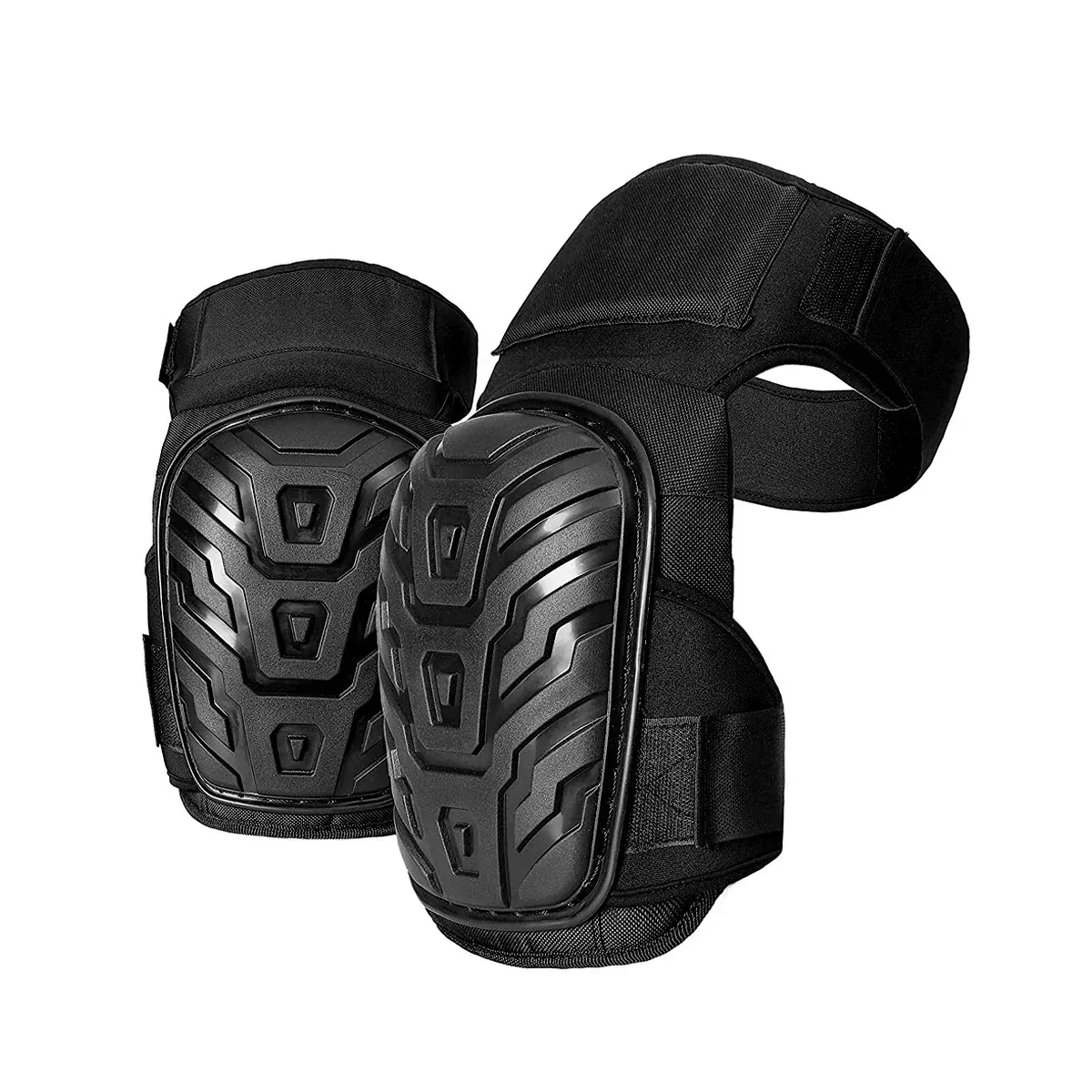Work knee pads angled side view