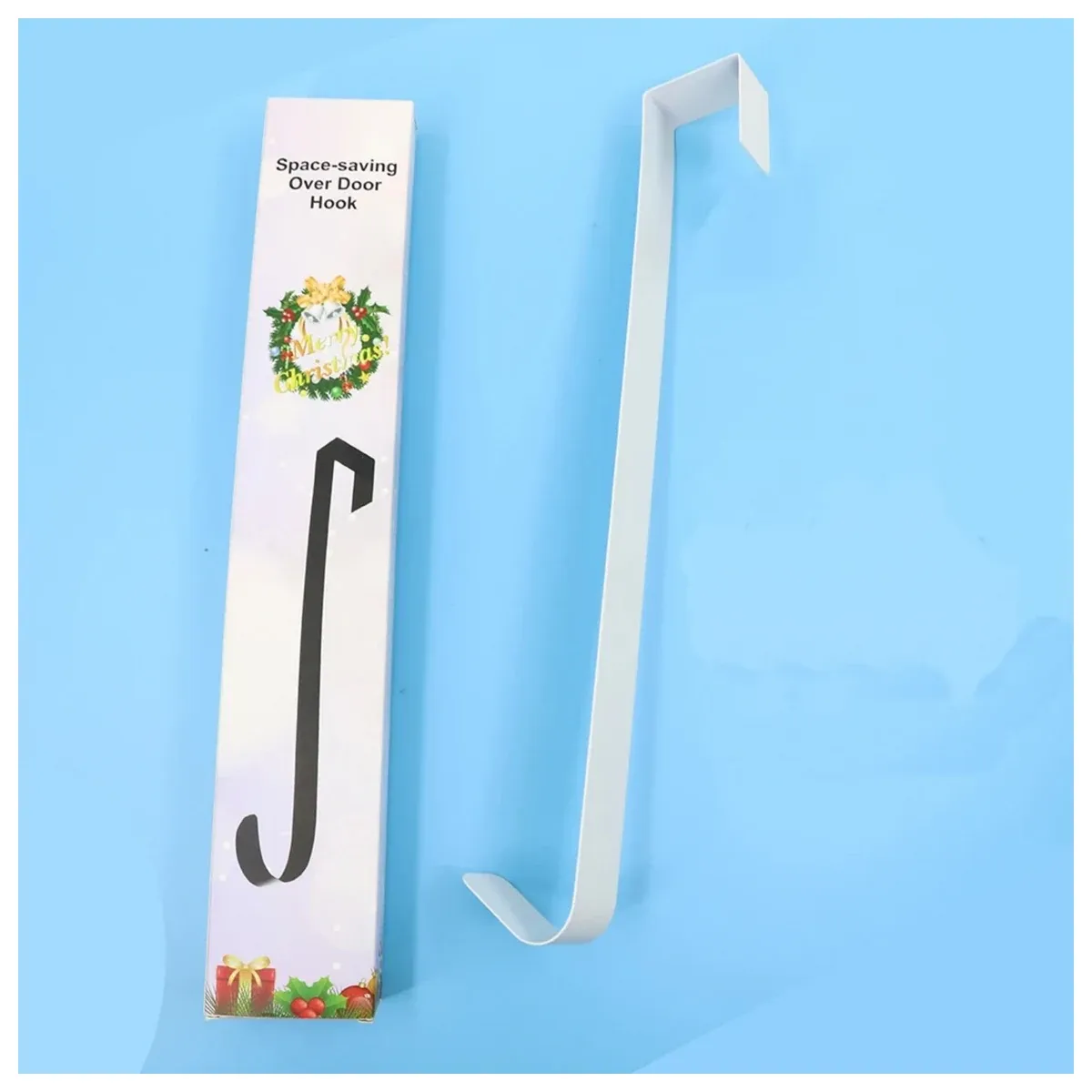 White wreath hanger with packaging