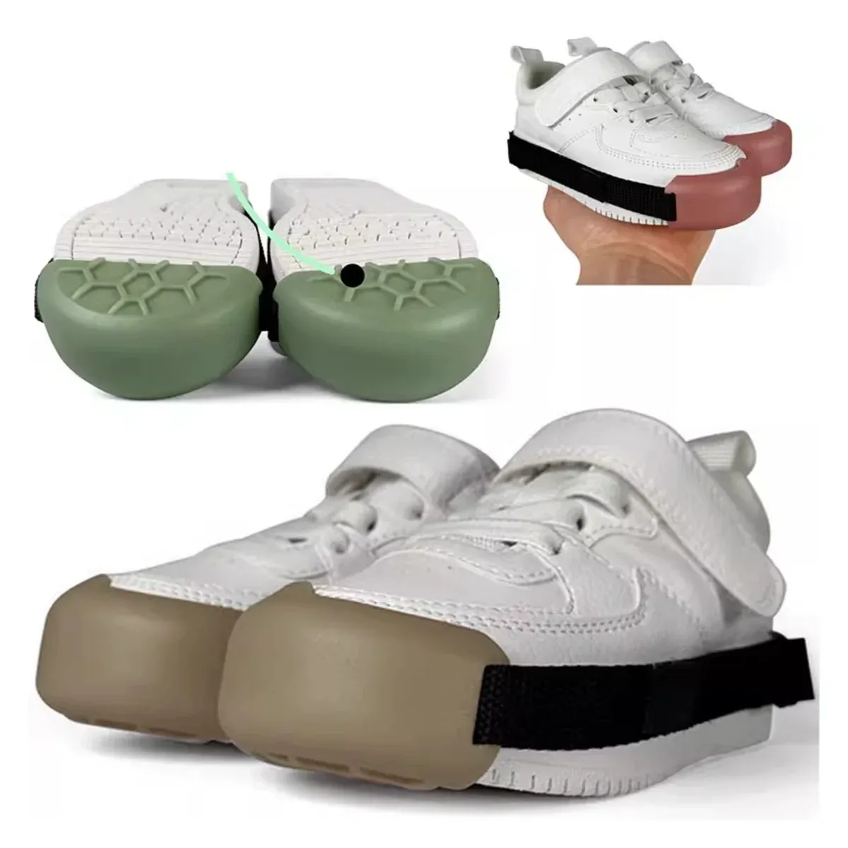 Child Shoe Covers — Velcro Toe Covers for Sneakers - main