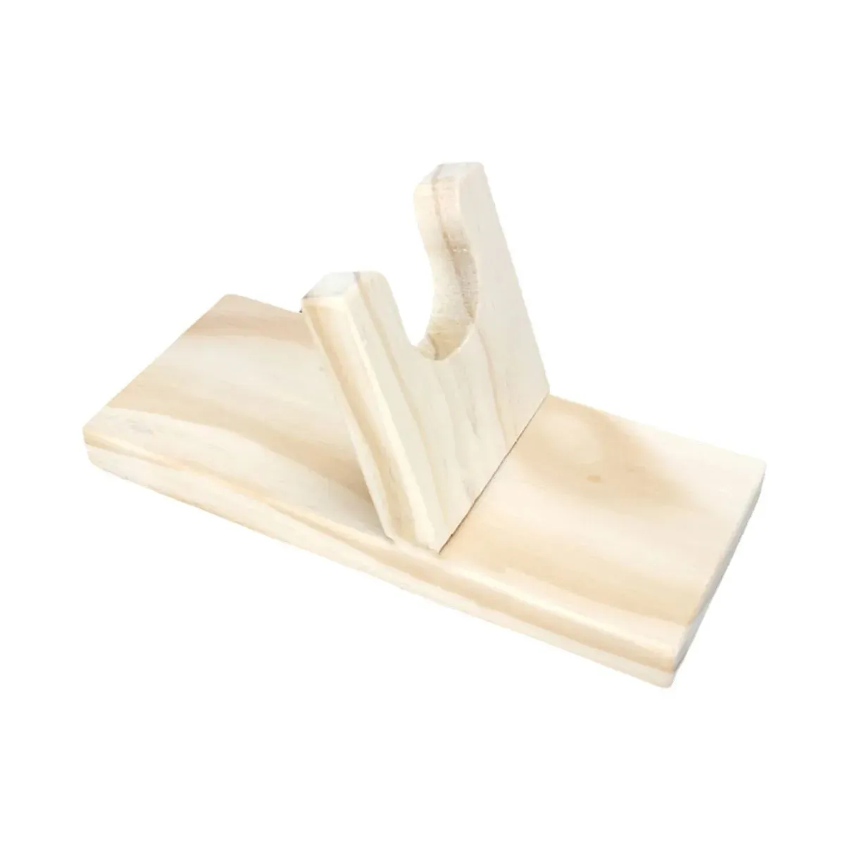 Solid wood hot glue gun stand