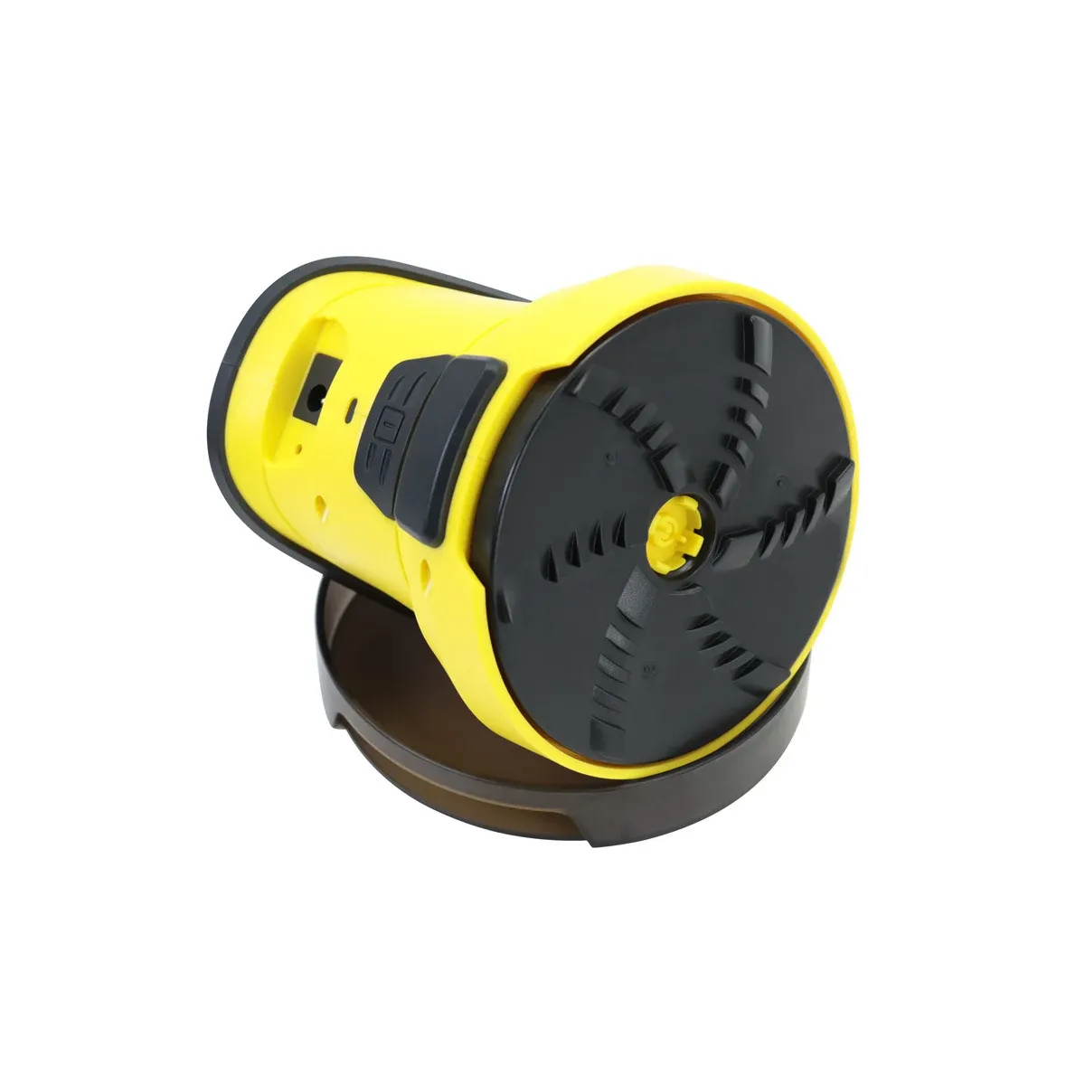 Rotating scraper head on an electric ice scraper