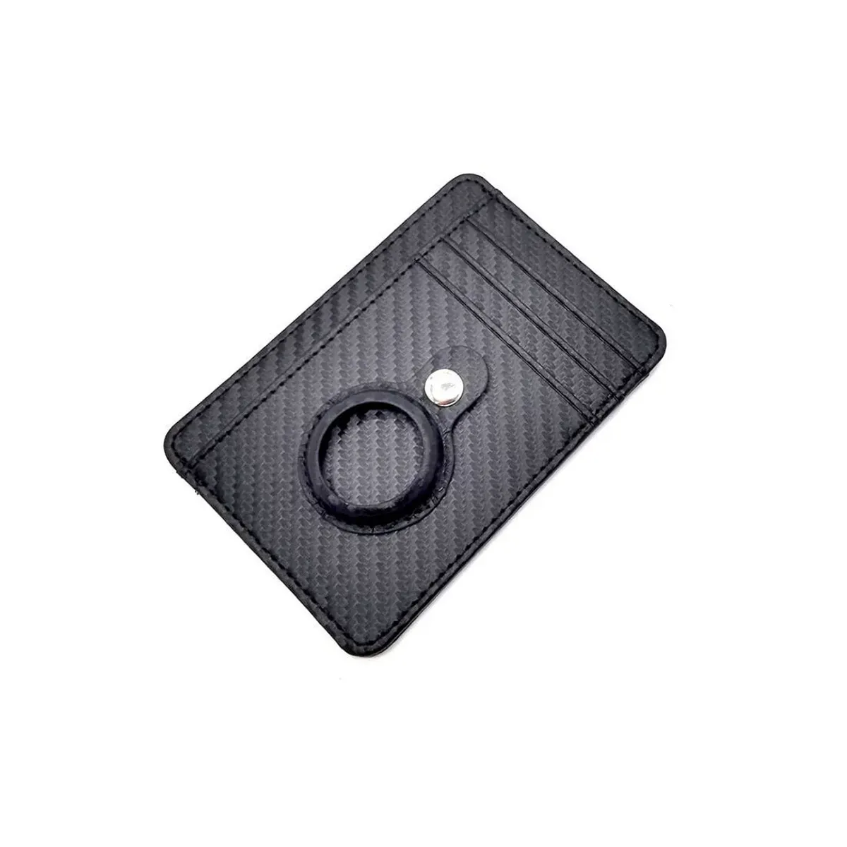 Slim Card Holder — PU Zipper Card Case for Cards and Coins - main