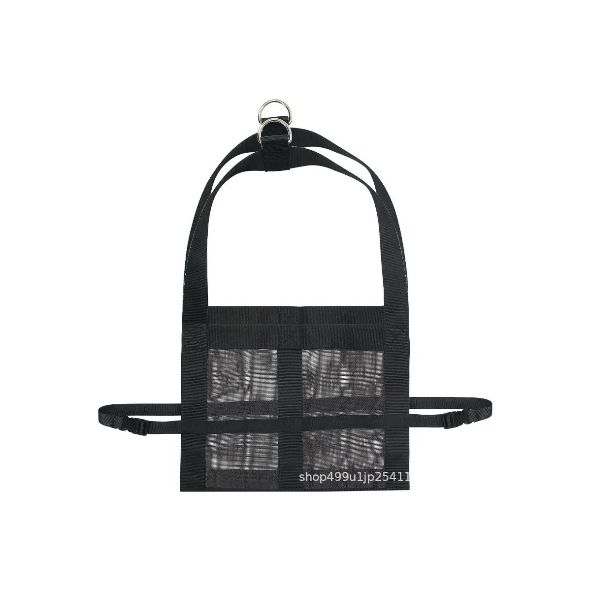 Animal weighing sling laid flat