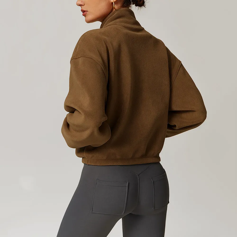 womens-cropped-polar-fleece-zip-jacket-view-2
