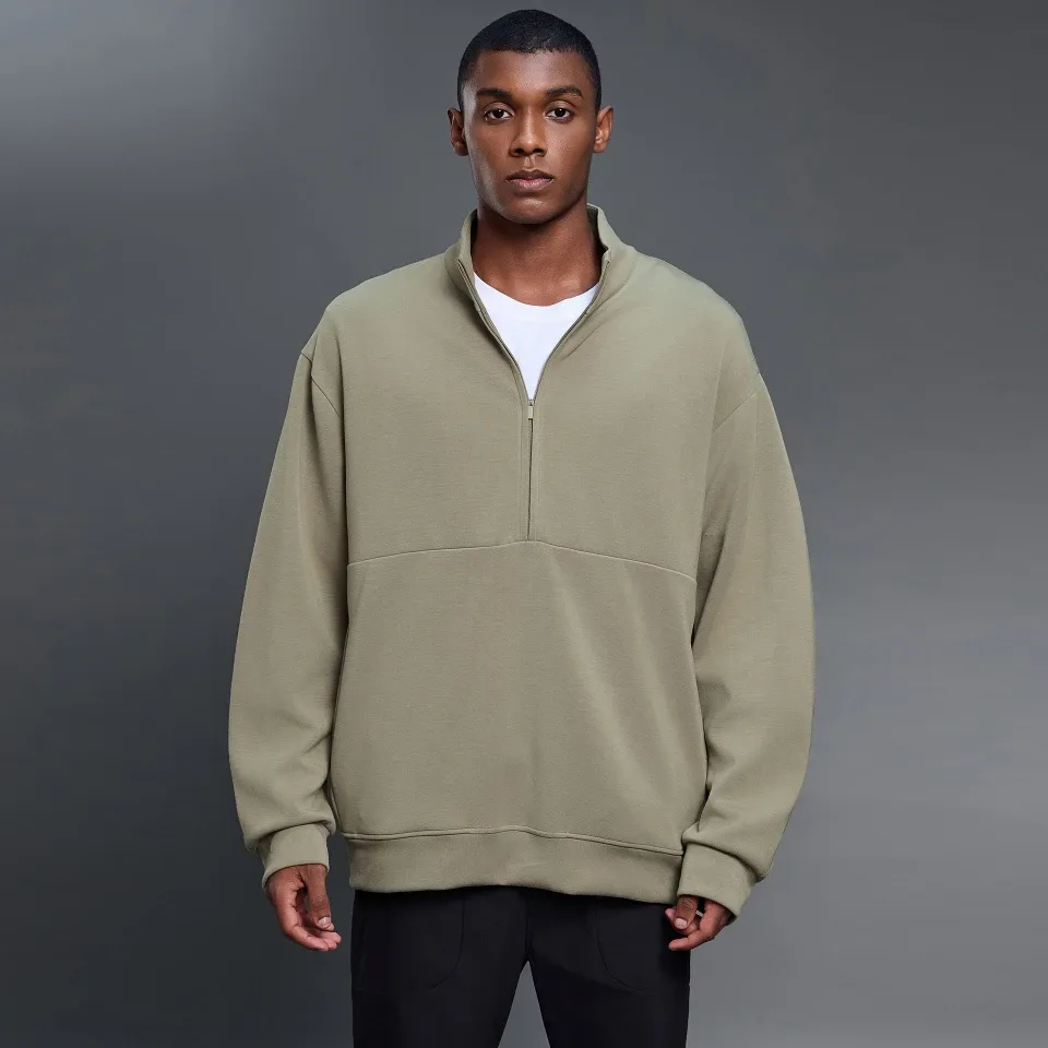 mens-relaxed-half-zip-stand-collar-sweatshirt-view-1