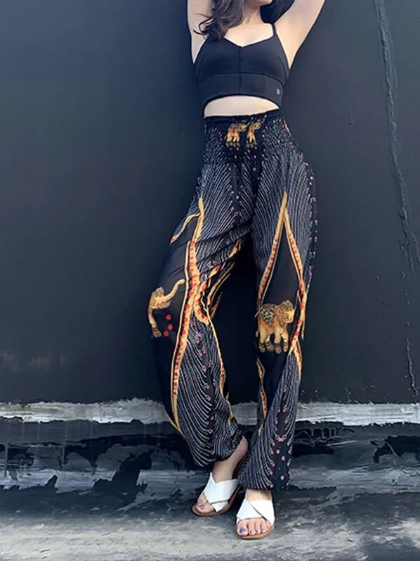 ornamental-print-harem-pants-view-2
