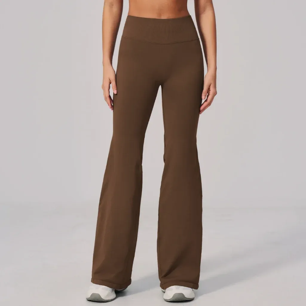 high-waist-smooth-front-flare-yoga-pants-view-5