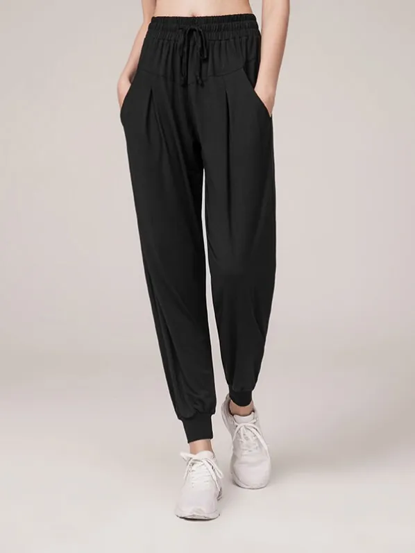 pleated-waist-harem-joggers-view-5