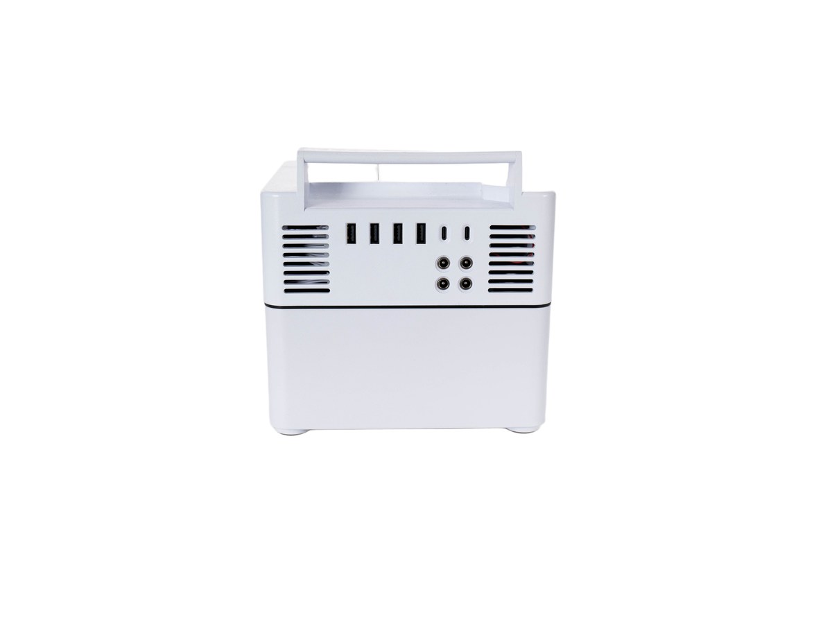 CY-HY-300W white portable power station, full view