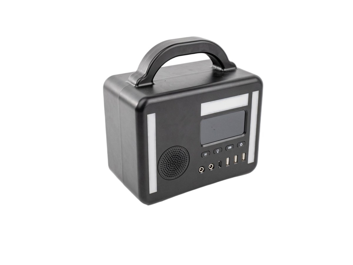CY-DC portable power station, black, full view