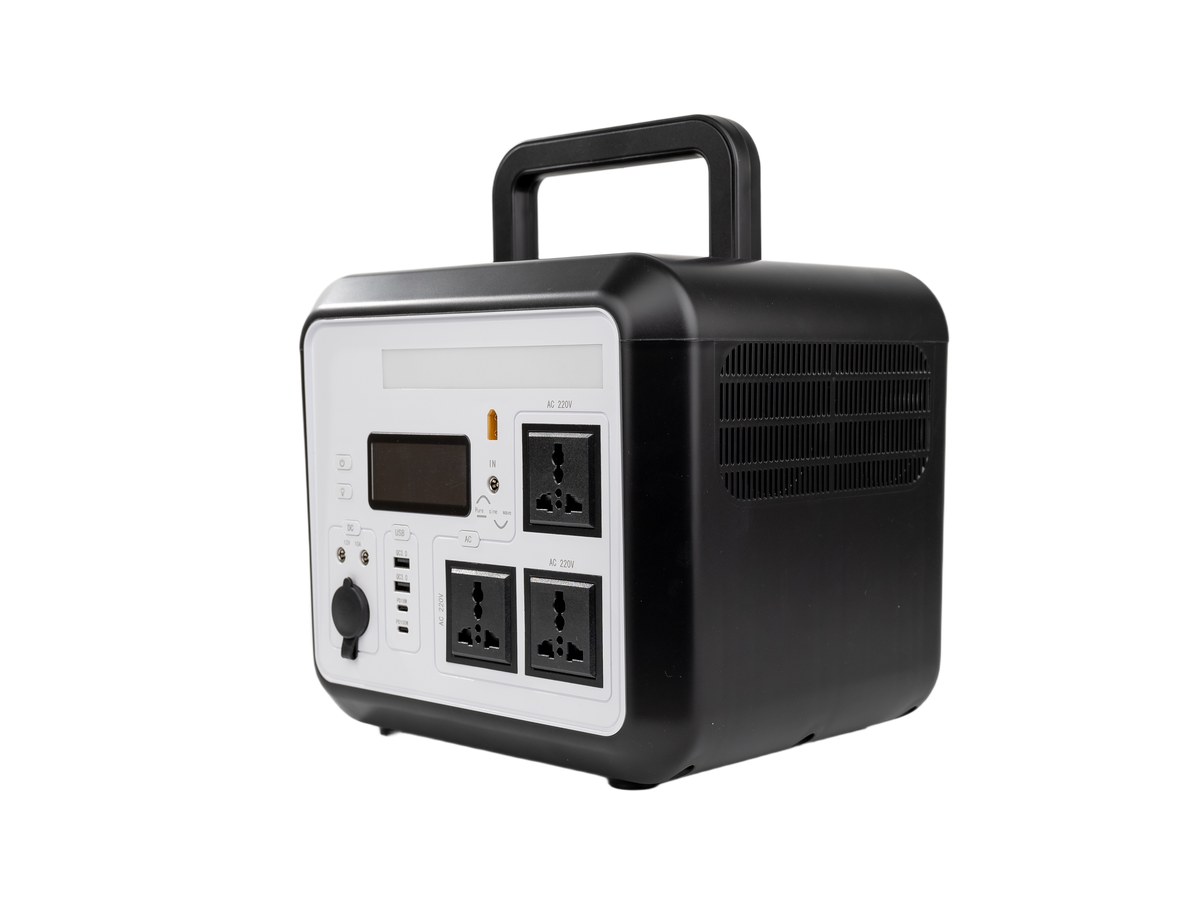 CY-1500W B2-1 black portable power station, full view