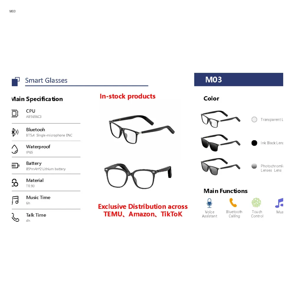 M03 Audio Glasses