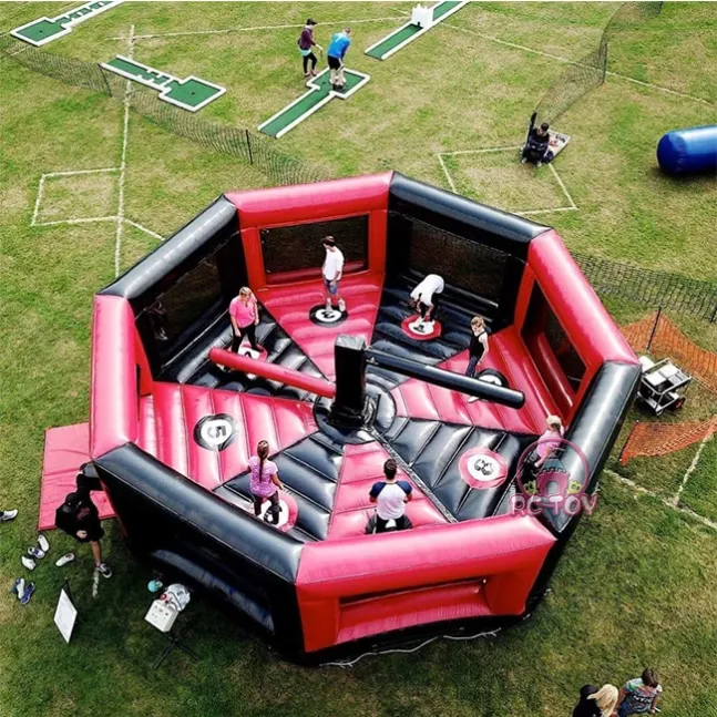 Inflatable Meltdown Mechanical Game (5)