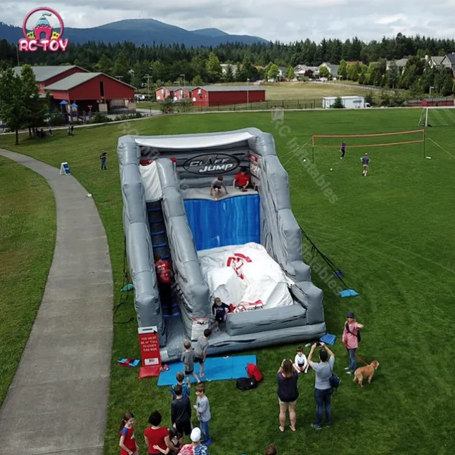Inflatable cliff jump slide manufacturer (8)