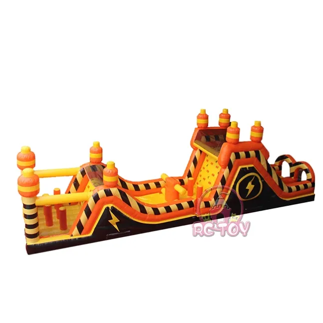 Power station inflatable obstacle course for adults (4)
