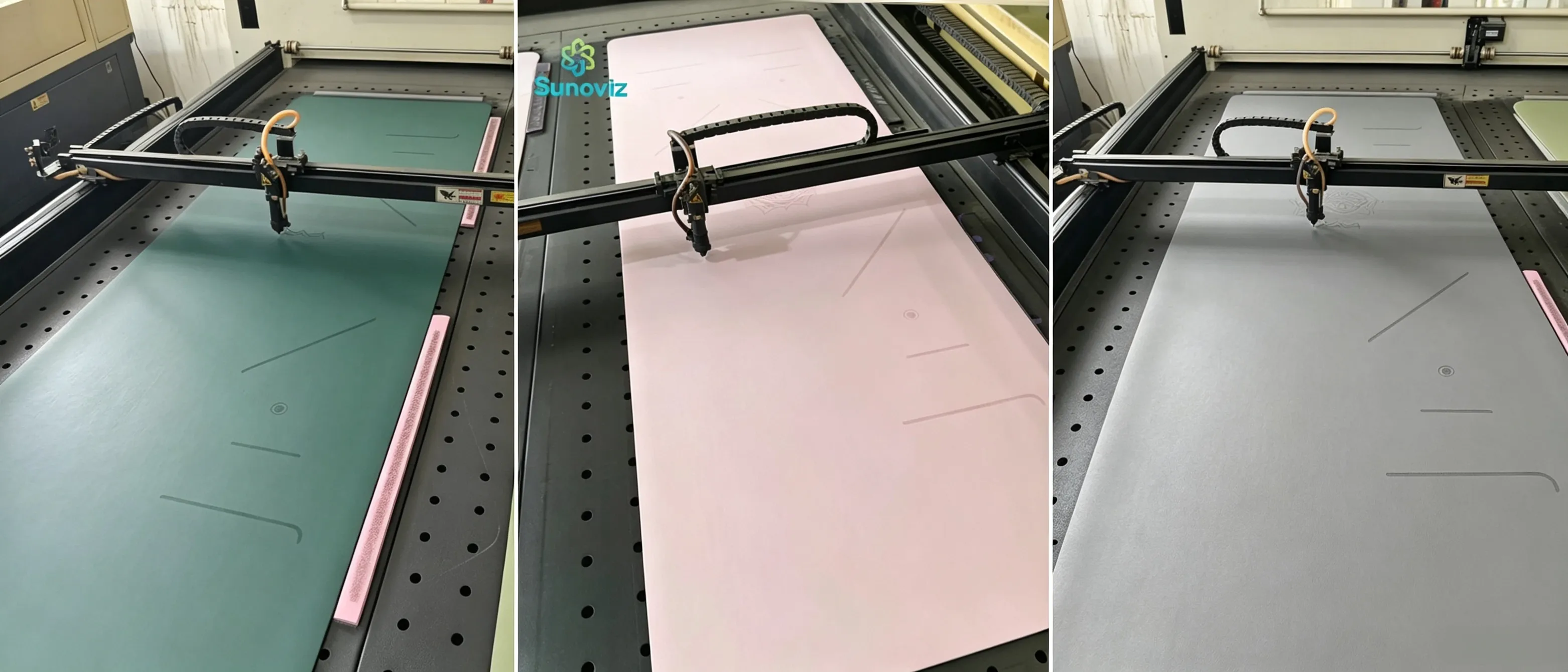 laser logo mat