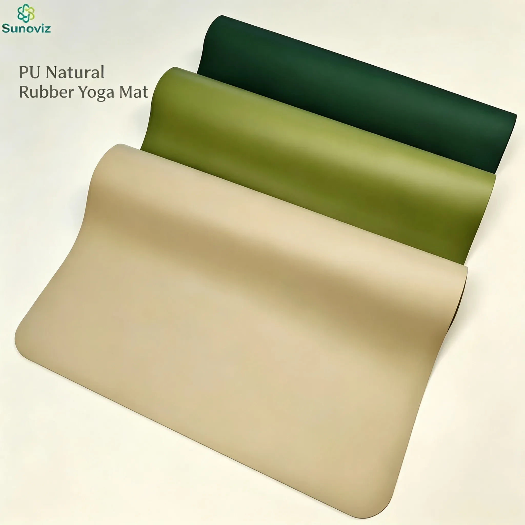 High quality PU natural rubber yoga mat in new arrival colors