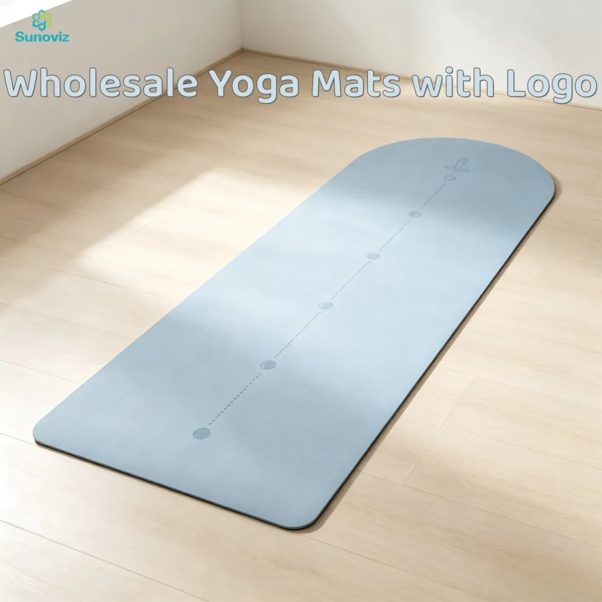 Blue yoga mat
