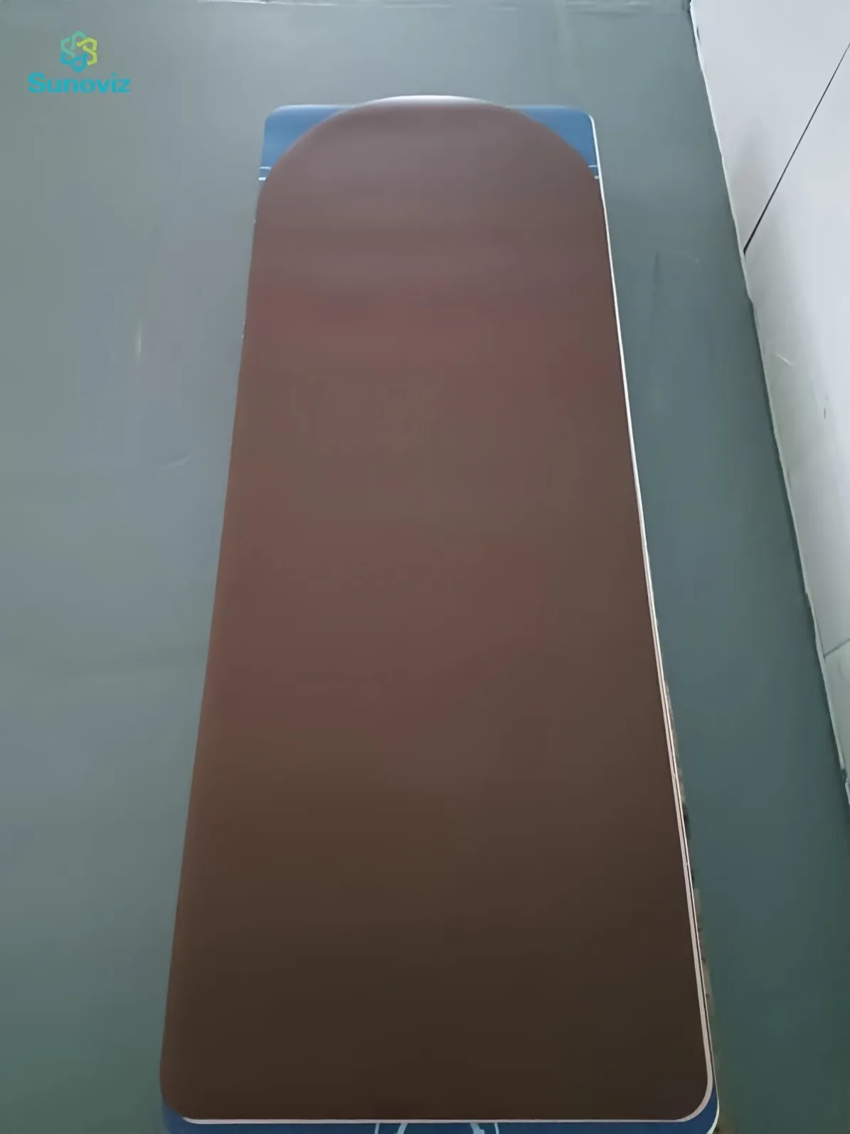 PU yoga mat shown for thickness and colour options