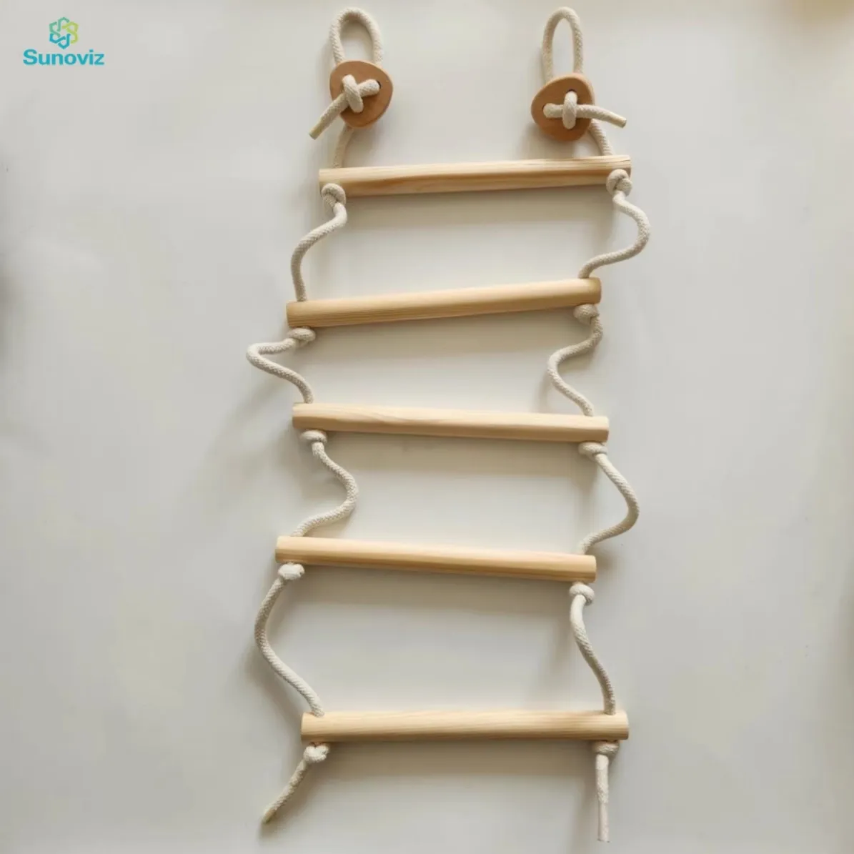 Wooden Climbing Rope Ladder