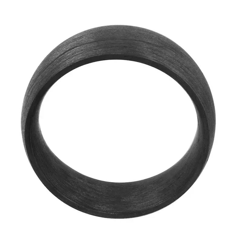 domed full carbon fiber ring with domed full carbon fiber construction, FKS-CF-006, view View 02