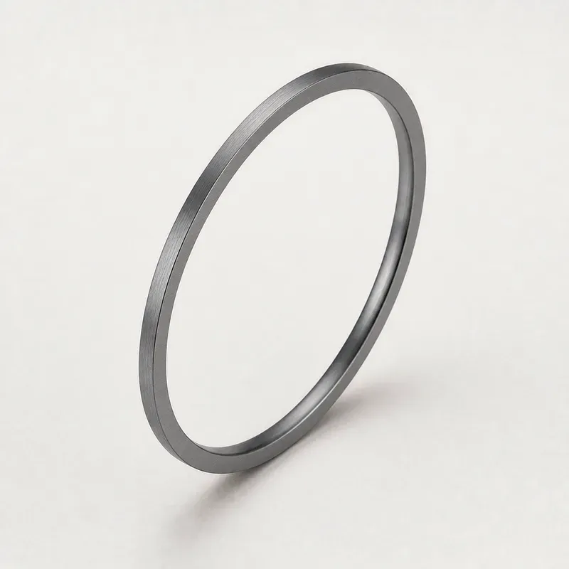 slim tantalum ring with slim profile with a polished finish, FKS-TA-002
