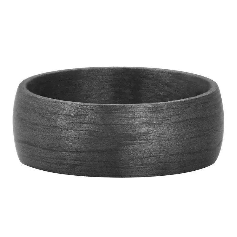 domed full carbon fiber ring with domed full carbon fiber construction, FKS-CF-006, view View 03