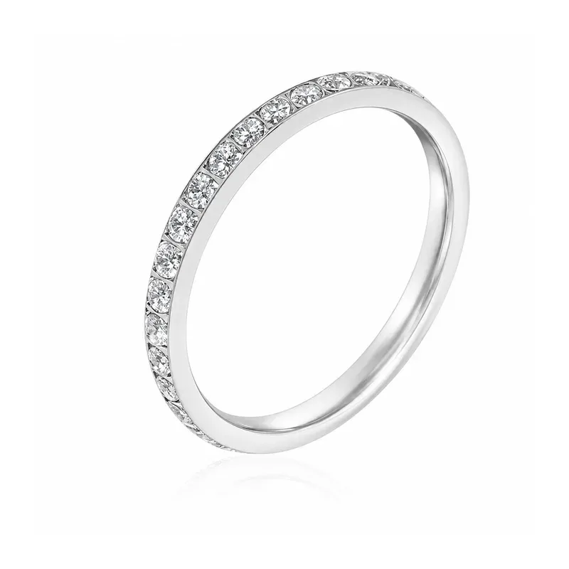 stainless steel eternity rings with eternity band styling, FKS-SS-022