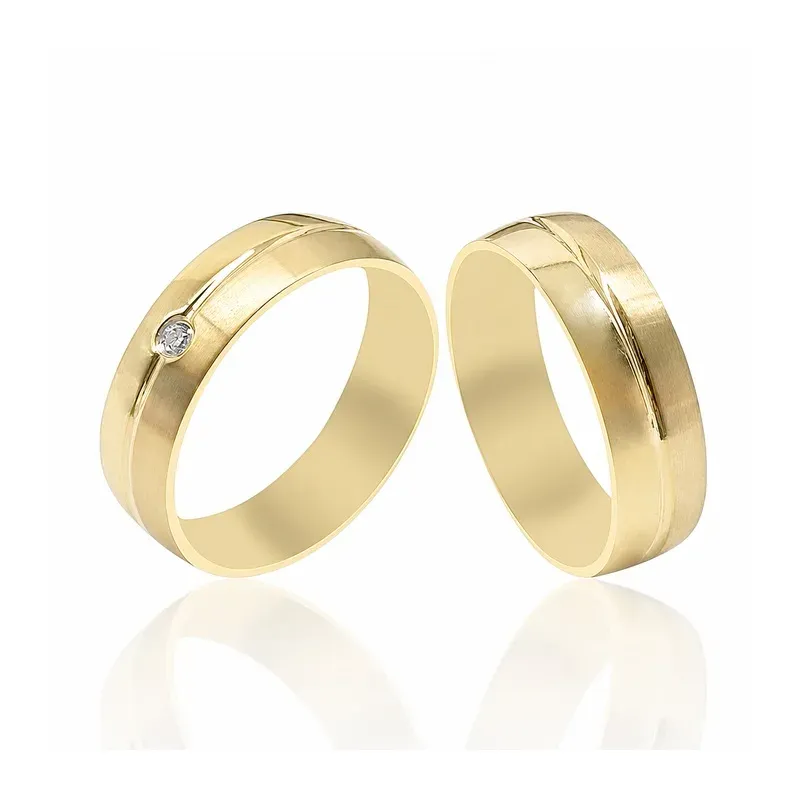 stainless steel couple ring with matching couple set, FKS-SS-042