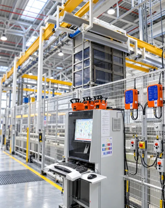 PLC in plating equipment