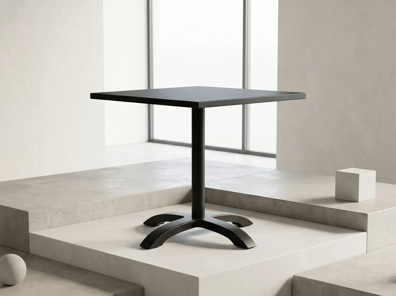 Black Metal Table