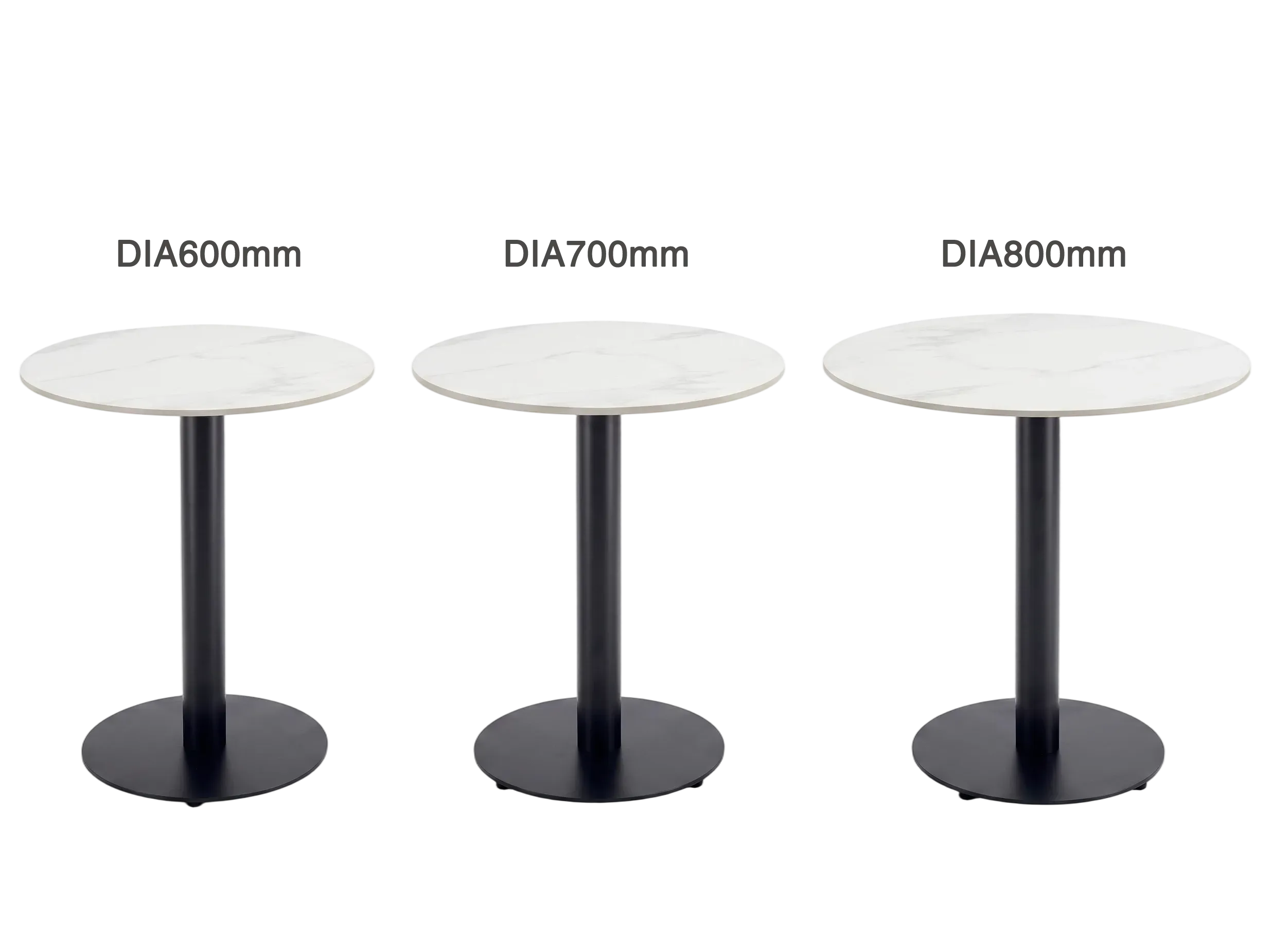 White Round Tables