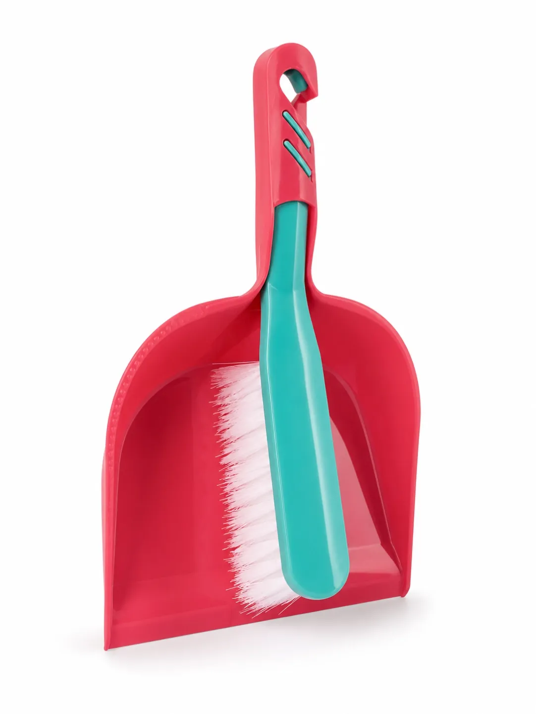 Compact Dustpan and Brush Set on a clean white background
