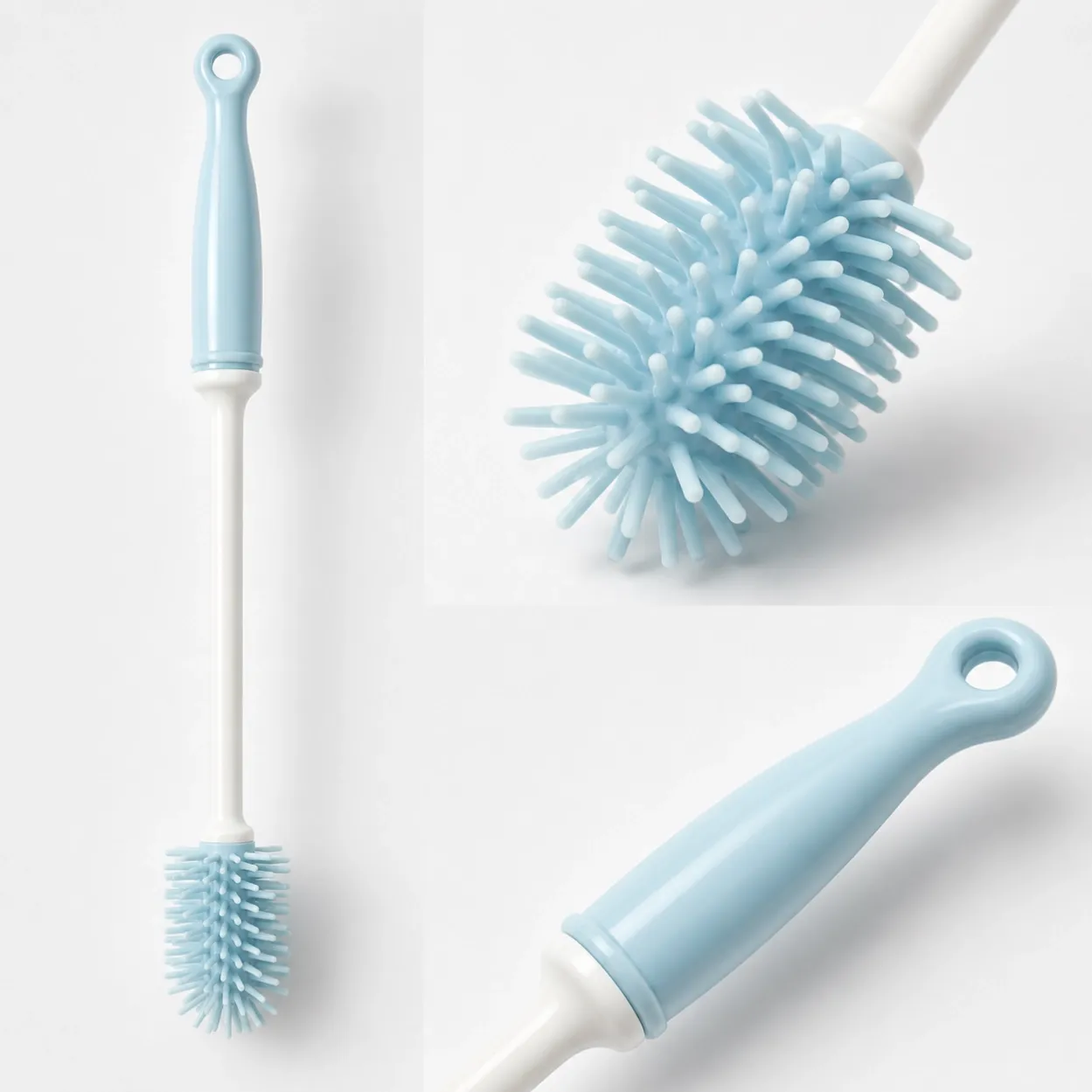 Close-up details of Silicone Bottle Cleaning Brush