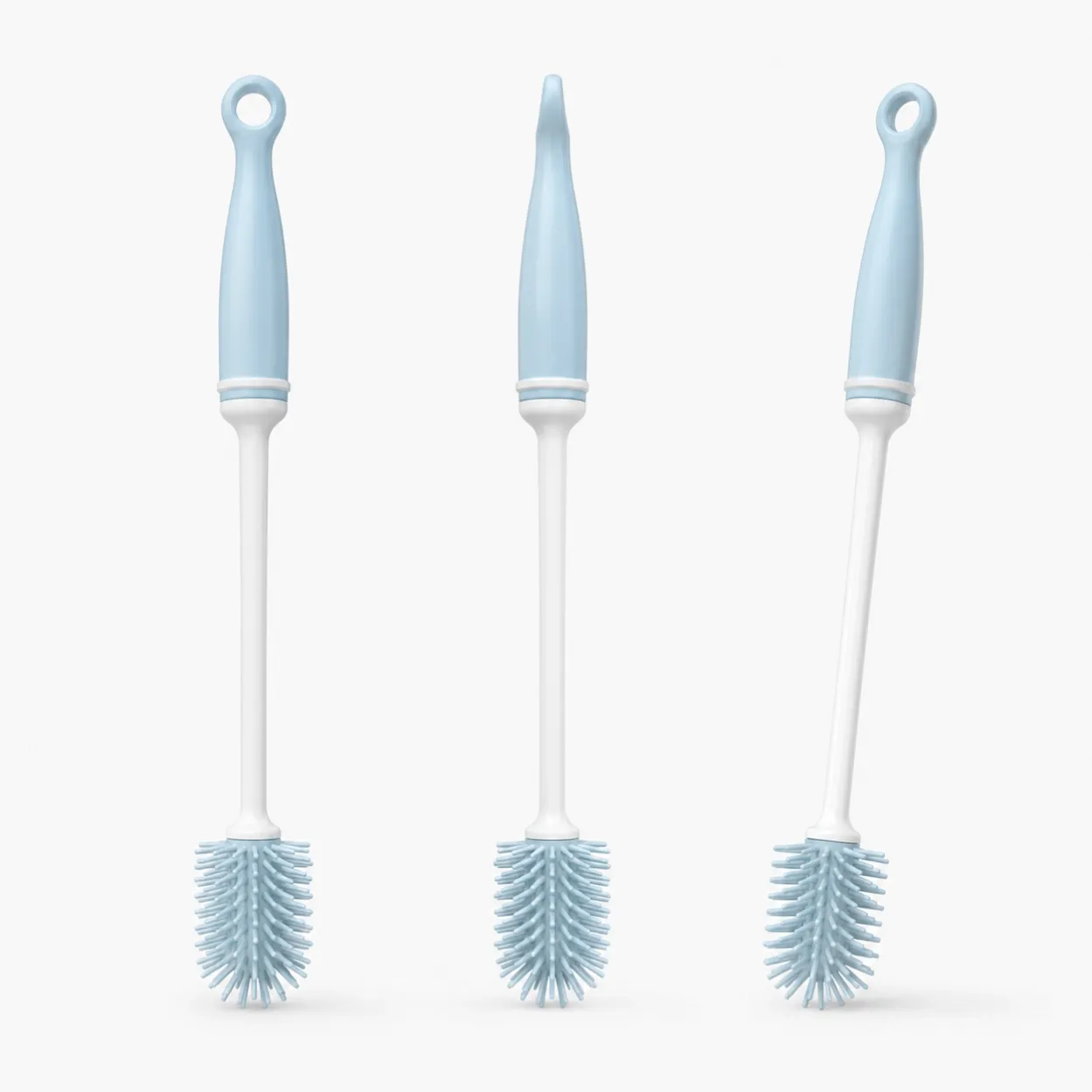 Multiple angle views of Silicone Bottle Cleaning Brush