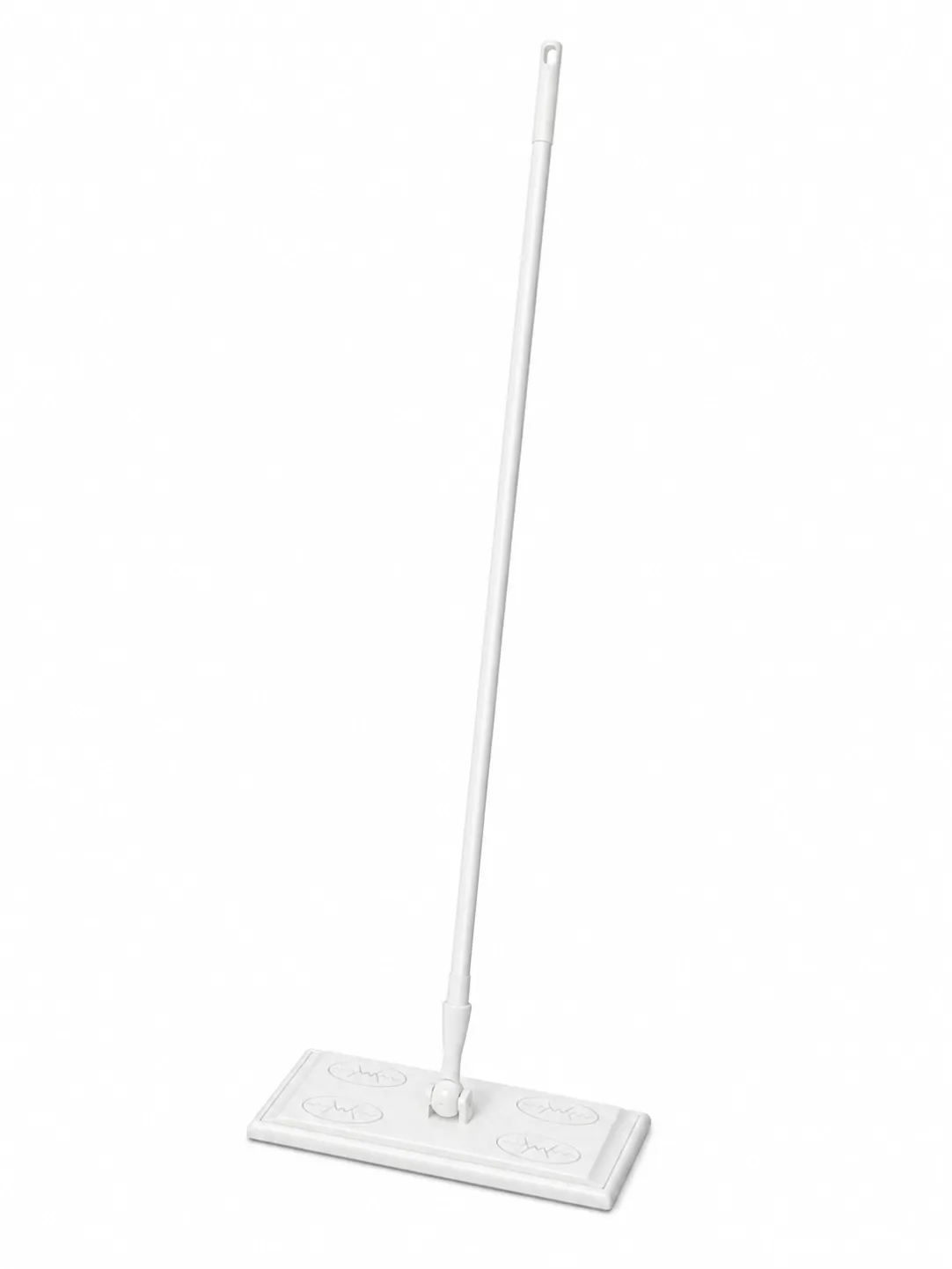 25 x 11 cm Clamp-Type Microfiber Flat Mop with 113 cm Handle on a clean white background