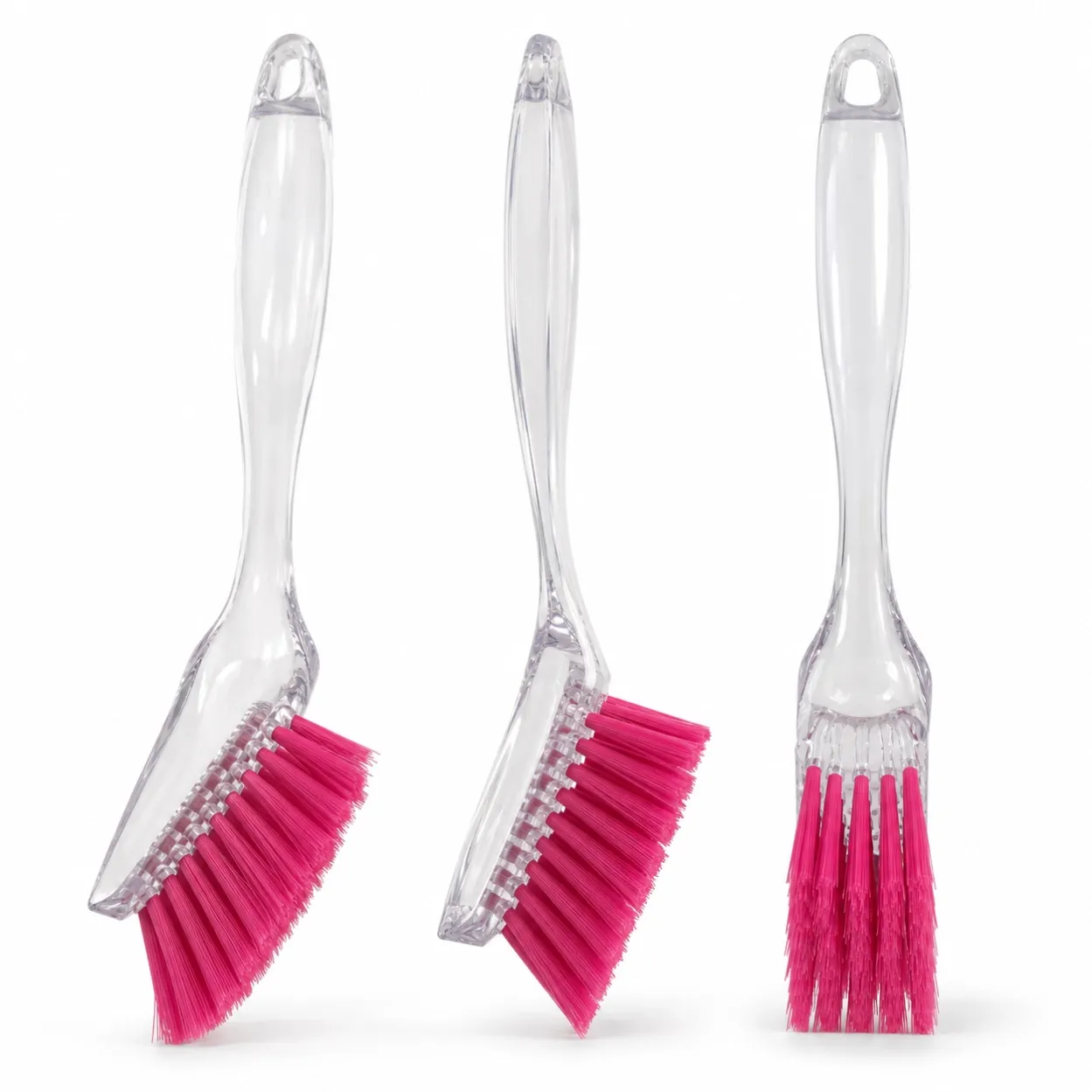 Multiple angle views of Angled Grout Cleaning Brush