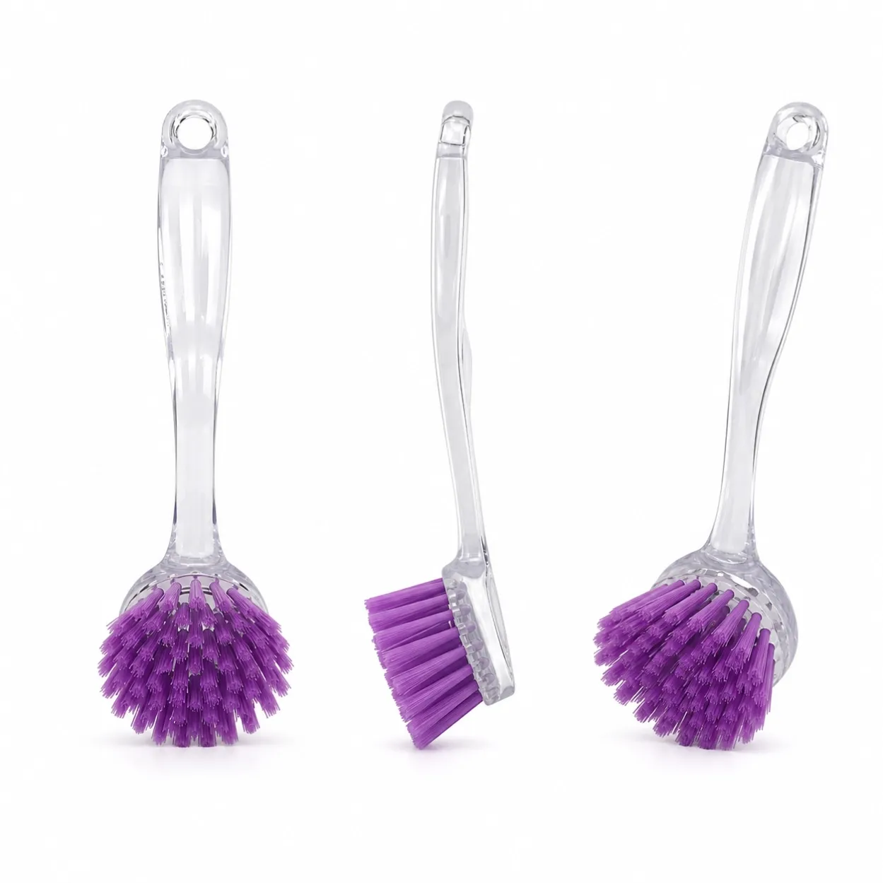 Multiple angle views of Round Head Sink Cleaning Brush