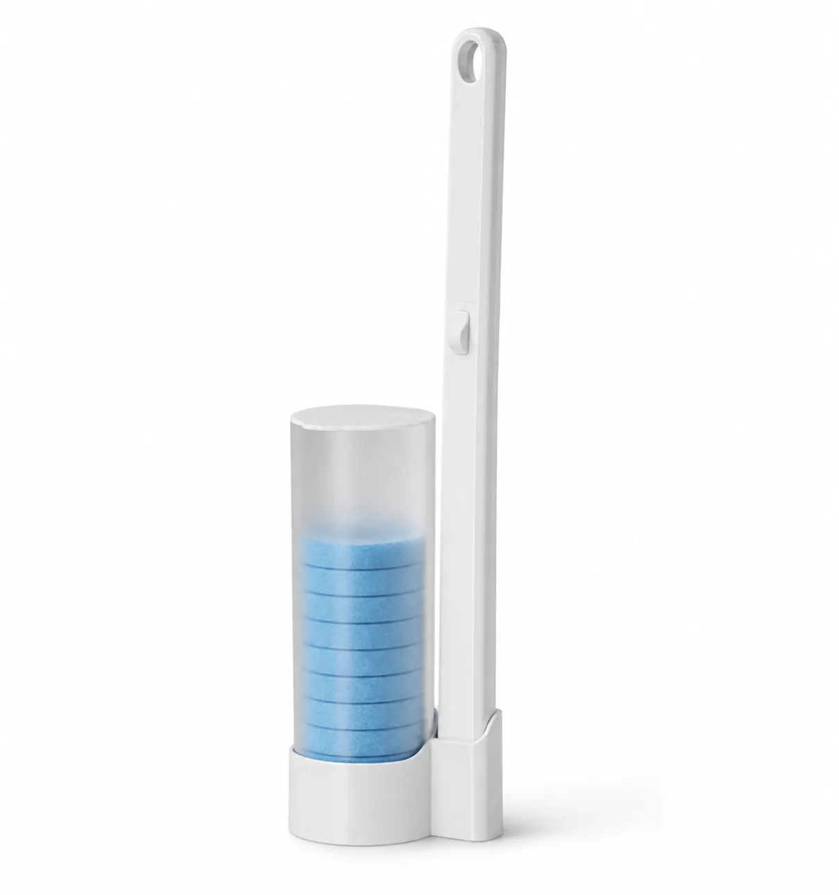 Disposable Toilet Brush Set on a clean white background