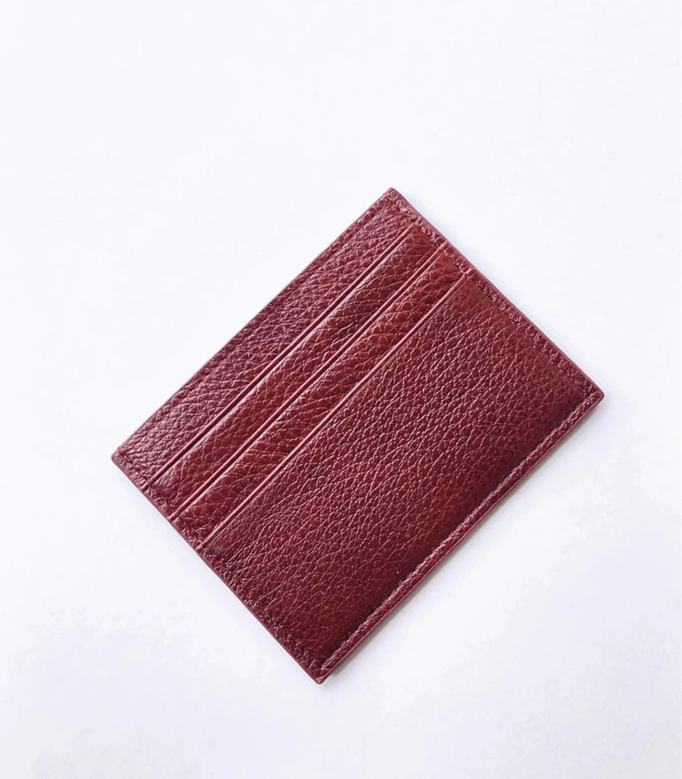 Pebbled card holder 2