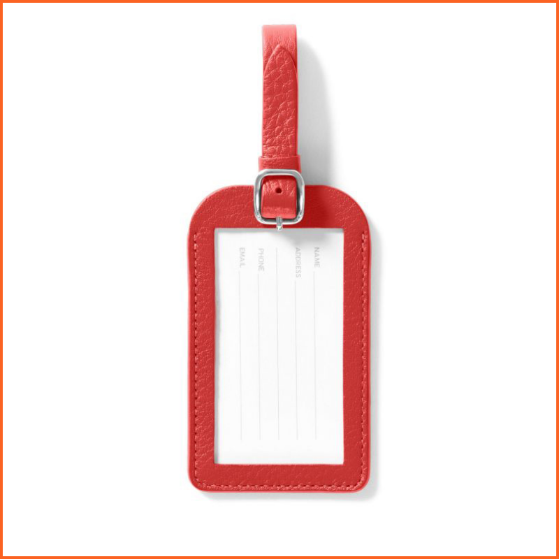 red luggage tag 3