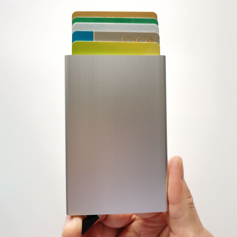 silver Pop Up Card Holder 1